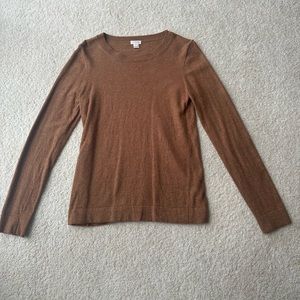 J. Crew women’s brown sweater